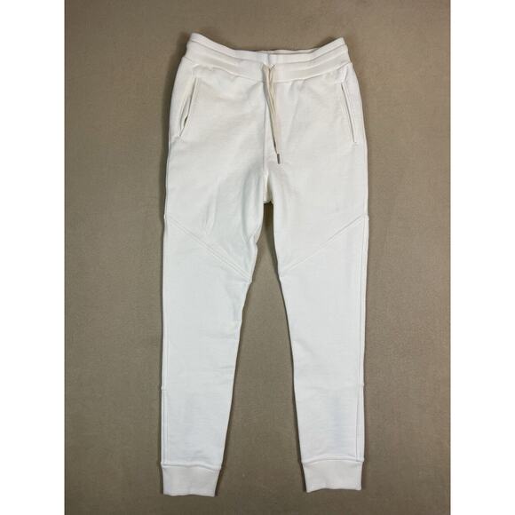 John Elliott Pants Mens 1 White Jogger Sweatpants Pocket Workout Adult